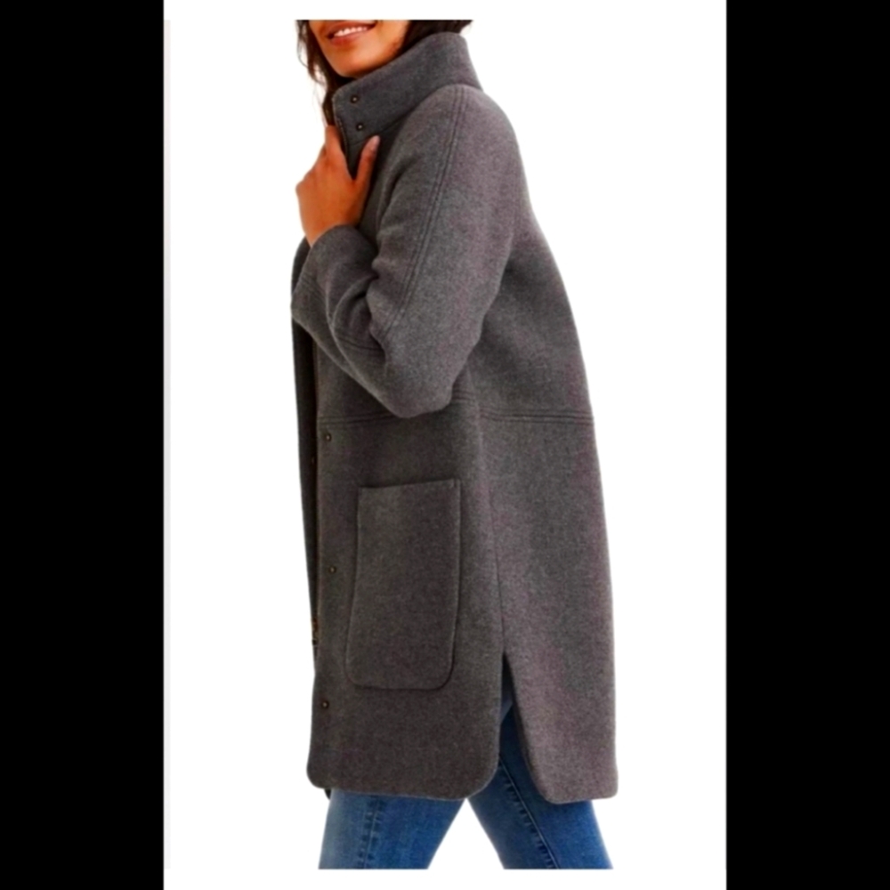 Madewell Estate Cocoon Coat in Insuluxe Fabric XL
